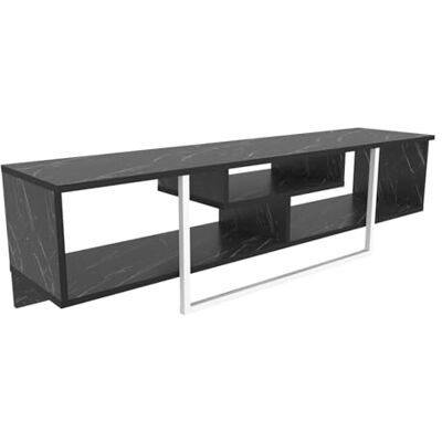 Kalune Design Francisco Meuble TV - Noir & Blanc - 150cm Kalune Design Francisco Meuble TV - Noir & Blanc - 150cm