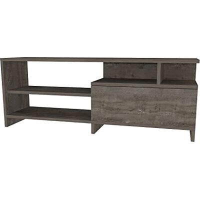 DECOROTIKA Meuble TV Pulaski pour téléviseurs jusqu'à 55" (Wengé) DECOROTIKA Meuble TV Pulaski pour téléviseurs jusqu'à 55" (Wengé)