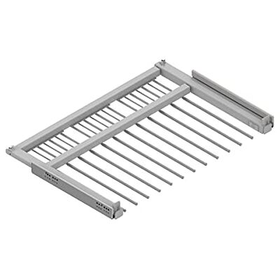 Penderie extensible Hettich pour pantalons - Largeur réglable 700-800mm Penderie extensible Hettich pour pantalons - Largeur réglable 700-800mm