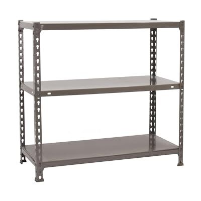 Simon Rack Étagère Rangement 900x1100x500 mm, 3 Niveaux, 60 kg Point de Flexion, Étagère Garage, Gris Ecoclick Simon Rack Étagère Rangement 900x1100x500 mm, 3 Niveaux, 60 kg Point de Flexion, Étagère Garage, Gris Ecoclick