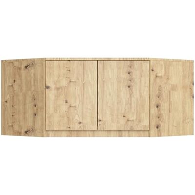 AKORD S100 Artisan Chêne 100 cm 2 portes 3 étagères L100 x H50 x P55 cm AKORD S100 Artisan Chêne 100 cm 2 portes 3 étagères L100 x H50 x P55 cm