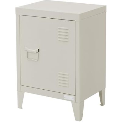 ML DESIGN modern living ML-Design Table de Nuit Gris Clair, 40x30x58 cm, en Acier, Poignée de Porte à Gauche, Design Industriel, Meuble de Chevet d'Appoint Commode de Chambre à Coucher Armoire Métallique, Étagère Réglable ML DESIGN modern living ML-Design Table de Nuit Gris Clair, 40x30x58 cm, en Acier, Poignée de Porte à Gauche, Design Industriel, Meuble de Chevet d'Appoint Commode de Chambre à Coucher Armoire Métallique, Étagère Réglable