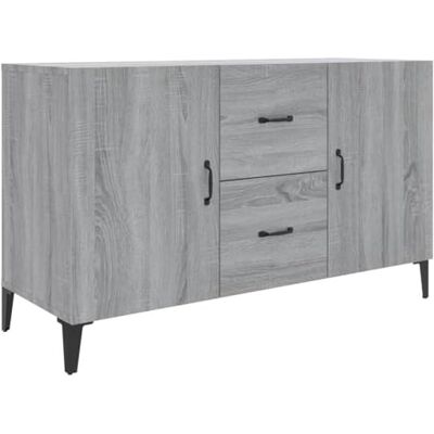 vidaXL Buffet Armoire de Rangement Meuble de Rangement Armoire Latérale Salle de Séjour Salon Intérieur Sonoma Gris 100x36x60 cm Bois d'Ingénierie vidaXL Buffet Armoire de Rangement Meuble de Rangement Armoire Latérale Salle de Séjour Salon Intérieur Sonoma Gris 100x36x60 cm Bois d'Ingénierie