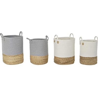 DKD Home Decor Ensemble de paniers, Standard DKD Home Decor Ensemble de paniers, Standard