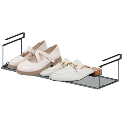 FASSME Organiseur sous armoire Étagère de rangement extensible sous le comptoir, étagère à chaussures pour économiser de l'espace, armoire garde-manger, bureau FASSME Organiseur sous armoire Étagère de rangement extensible sous le comptoir, étagère à chaussures pour économiser de l'espace, armoire garde-manger, bureau