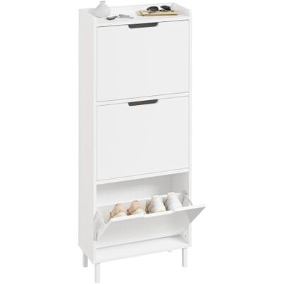 SoBuy FSR151-H-W Meuble à chaussures à 3 tiroirs Blanc 50 x 19 x 129 cm Armoire à chaussures haute de 19 cm de profondeur, MDF E1, anti-basculement, 6-8 paires, modulaire blanc FSR151-H-W SoBuy FSR151-H-W Meuble à chaussures à 3 tiroirs Blanc 50 x 19 x 129 cm Armoire à chaussures haute de 19 cm de profondeur, MDF E1, anti-basculement, 6-8 paires, modulaire blanc FSR151-H-W