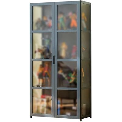 YFWOKSL Vitrine acrylique vitrine vitrine salon vitrines vitrines vitrines avec portes en verre Anti-poussière Rangement YFWOKSL Vitrine acrylique vitrine vitrine salon vitrines vitrines vitrines avec portes en verre Anti-poussière Rangement