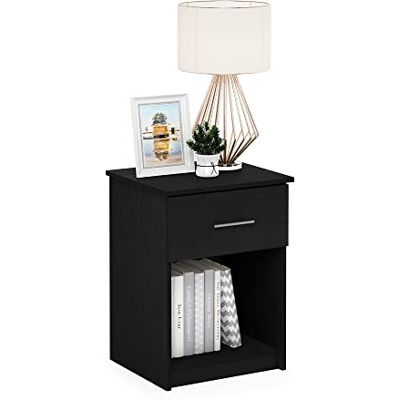 Furinno Tidur Table de Nuit - Tiroir Coulissant - Particleboard Durable Furinno Tidur Table de Nuit - Tiroir Coulissant - Particleboard Durable
