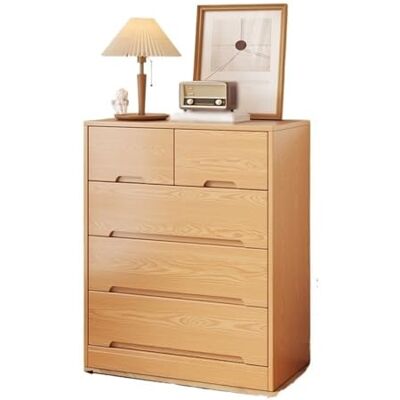 GEK208130 Chambre Commode de chambre à coucher avec plateau en bois plusieurs niveaux et 5 tiroirs rangement Tour de stockage(Grand) GEK208130 Chambre Commode de chambre à coucher avec plateau en bois plusieurs niveaux et 5 tiroirs rangement Tour de stockage(Grand)