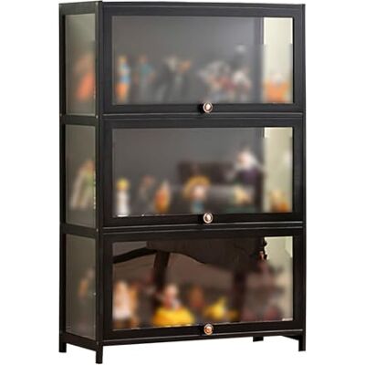 YFWOKSL Vitrine acrylique vitrine vitrine salon vitrines vitrines vitrines avec portes en verre Anti-poussière Rangement YFWOKSL Vitrine acrylique vitrine vitrine salon vitrines vitrines vitrines avec portes en verre Anti-poussière Rangement