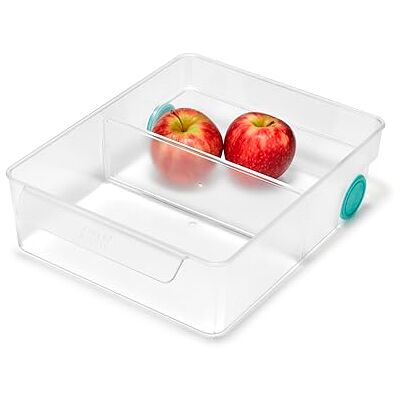 Joseph Joseph FridgeStore Rangement de Tiroir XL pour réfrigérateur, avec poignée & roulettes, sans BPA Joseph Joseph FridgeStore Rangement de Tiroir XL pour réfrigérateur, avec poignée & roulettes, sans BPA