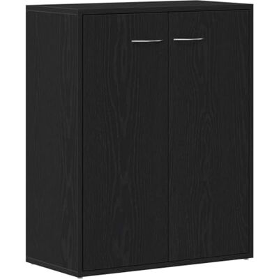 vidaXL Buffet en chêne noir 60 x 30 x 75 cm vidaXL Buffet en chêne noir 60 x 30 x 75 cm