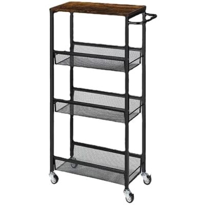 mjyyyds188 chariot de stockage Support De Rangement Cuisine, Domestique, Petit Chariot Multicouche Du Sol Au, Panier À Légumes Multifonctionnel Organisateur d'étagères mjyyyds188 chariot de stockage Support De Rangement Cuisine, Domestique, Petit Chariot Multicouche Du Sol Au, Panier À Légumes Multifonctionnel Organisateur d'étagères