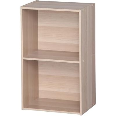 Iris Ohyama , Meuble, 2 Etagères de rangement bureau, Bibliothèque, Stable, Grande capacité, Multifonctionnel, Solide, Chambre, Salon Office Basic Rack CX-2FN Marron Clair Iris Ohyama , Meuble, 2 Etagères de rangement bureau, Bibliothèque, Stable, Grande capacité, Multifonctionnel, Solide, Chambre, Salon Office Basic Rack CX-2FN Marron Clair