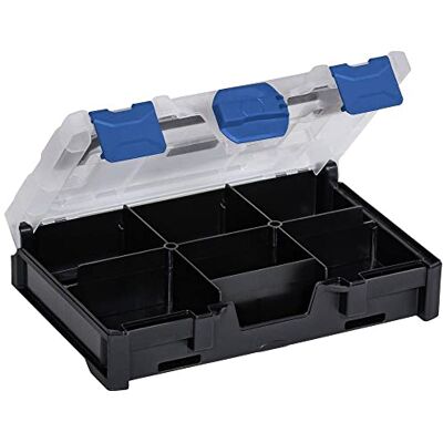 Allit EuroPlus MetaBox mini 63 Sortimentssuitcase (L x l x H) 250 x 167 x 63 mm Anzahl Fächer : 6 Inhal Allit EuroPlus MetaBox mini 63 Sortimentssuitcase (L x l x H) 250 x 167 x 63 mm Anzahl Fächer : 6 Inhal