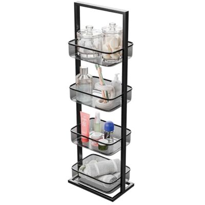 Amig 25391 Organisateur polyvalent STILO 276 x 180 x 892 mm Acier Noir Amig 25391 Organisateur polyvalent STILO 276 x 180 x 892 mm Acier Noir