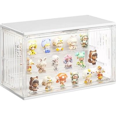 Siyecioa vitrine LED pour collections acrylique transparente Boîte de présentation Cube 36 x 22 x 18 cm Siyecioa vitrine LED pour collections acrylique transparente Boîte de présentation Cube 36 x 22 x 18 cm