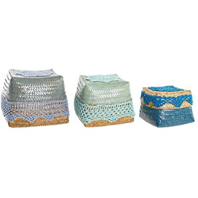 DKD Home Decor Ensemble de paniers, Standard DKD Home Decor Ensemble de paniers, Standard