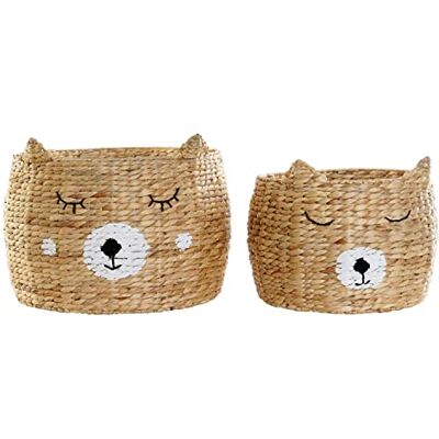 DKD Home Decor Ensemble de paniers, Standard DKD Home Decor Ensemble de paniers, Standard