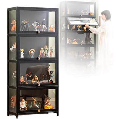 NOBBAT Vitrine à curiosités Vitrines pour Objets de Collection Vitrine armoire de curiosités, 60/70/80cm,bibliothèque sur pied, transparente sur trois côtés(60x42x140cm) NOBBAT Vitrine à curiosités Vitrines pour Objets de Collection Vitrine armoire de curiosités, 60/70/80cm,bibliothèque sur pied, transparente sur trois côtés(60x42x140cm)