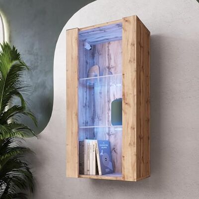 Komodee Vitrine Suspendue Tivoli A2 Noir/Blanc 50x100x29 cm Komodee Vitrine Suspendue Tivoli A2 Noir/Blanc 50x100x29 cm