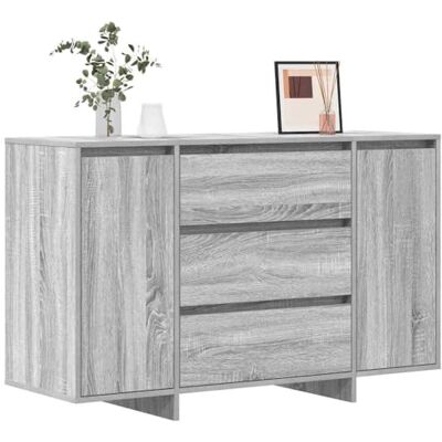 vidaXL Buffet Gris Sonoma 120 x 41 x 75 cm Bois d'ingénierie, Buffet moderne et stylé, unité de rangement, durable, pratique pour organiser votre salon vidaXL Buffet Gris Sonoma 120 x 41 x 75 cm Bois d'ingénierie, Buffet moderne et stylé, unité de rangement, durable, pratique pour organiser votre salon