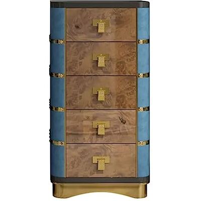 NexaGeniX Commode de rangement Commode à 5 tiroirs, commode avec base en acier inoxydable de rangement moderne grand meuble for chambre coucher NexaGeniX Commode de rangement Commode à 5 tiroirs, commode avec base en acier inoxydable de rangement moderne grand meuble for chambre coucher