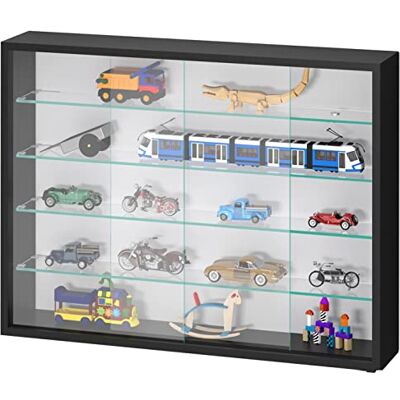 VDD Vitrine debout vitrine murale suspendue portes coulissantes 75 x 55 x 14 cm VDD Vitrine debout vitrine murale suspendue portes coulissantes 75 x 55 x 14 cm
