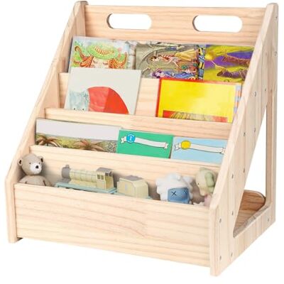 homewell Bibliothèque pour Enfants, Étagère de Rangement pour Livres et Jouets, Bibliotheque pour Chambre d'enfant, Salle de Jeux, Jardin d'enfants, Crèche homewell Bibliothèque pour Enfants, Étagère de Rangement pour Livres et Jouets, Bibliotheque pour Chambre d'enfant, Salle de Jeux, Jardin d'enfants, Crèche