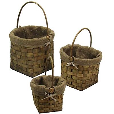 Vacchetti Giuseppe Vacchetti 4901030000 Panier, bois, multicolore, moyen Vacchetti Giuseppe Vacchetti 4901030000 Panier, bois, multicolore, moyen