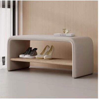DGDHHSFJDJ Banc de rangement for chaussures avec coussin d'assise, banc d'entrée à 2 niveaux, organisateur de chaussures for couloir, salon, chambre et porche(A,60CM) DGDHHSFJDJ Banc de rangement for chaussures avec coussin d'assise, banc d'entrée à 2 niveaux, organisateur de chaussures for couloir, salon, chambre et porche(A,60CM)