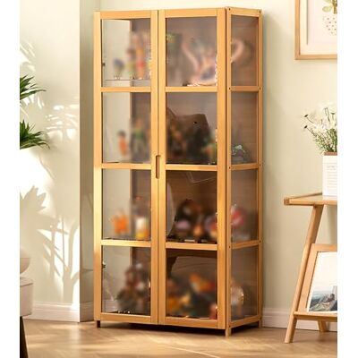 YFWOKSL Vitrine acrylique vitrine vitrine salon vitrines vitrines vitrines avec portes en verre Anti-poussière Rangement YFWOKSL Vitrine acrylique vitrine vitrine salon vitrines vitrines vitrines avec portes en verre Anti-poussière Rangement