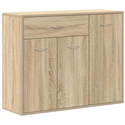 vidaXL Buffet, Meuble de Rangement avec Tiroir, Armoire de Rangement, Organisateur Salon Salle de Séjour Intérieur, Chêne Sonoma Bois d’Ingénierie vidaXL Buffet, Meuble de Rangement avec Tiroir, Armoire de Rangement, Organisateur Salon Salle de Séjour Intérieur, Chêne Sonoma Bois d’Ingénierie