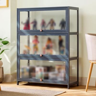 YFWOKSL Vitrine acrylique vitrine vitrine salon vitrines vitrines vitrines avec portes en verre Anti-poussière Rangement YFWOKSL Vitrine acrylique vitrine vitrine salon vitrines vitrines vitrines avec portes en verre Anti-poussière Rangement