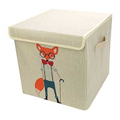 MOTT Boîte de rangement pliable en forme d'animal avec couvercle, cube de rangement, boîte à jouets/cube/paniers pour enfants et tout-petits MOTT Boîte de rangement pliable en forme d'animal avec couvercle, cube de rangement, boîte à jouets/cube/paniers pour enfants et tout-petits