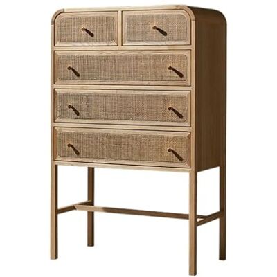SONGYL-20249 Commode de rangement Armoire à tiroirs avec poignées dorées, foyer porte haute for salon, rangement en bois(Original wood colour) SONGYL-20249 Commode de rangement Armoire à tiroirs avec poignées dorées, foyer porte haute for salon, rangement en bois(Original wood colour)