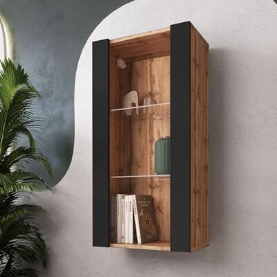 Komodee Vitrine Suspendue Tivoli A1 Wotan/Wotan 50x100x29 cm Komodee Vitrine Suspendue Tivoli A1 Wotan/Wotan 50x100x29 cm