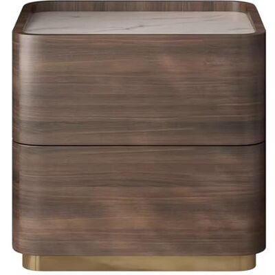 L8p2B5s7 Table de chevet Table de chevet à 2 tiroirs avec bords incurvés, meuble rangement for chambre coucher, Surface supérieure en pierre(Grand) L8p2B5s7 Table de chevet Table de chevet à 2 tiroirs avec bords incurvés, meuble rangement for chambre coucher, Surface supérieure en pierre(Grand)