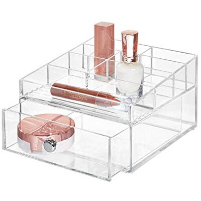 InterDesign iDesign 36230 Tiroirs Boîte de Rangement Compact pour Comptoir ou Armoire Plastique Robuste Transparent InterDesign iDesign 36230 Tiroirs Boîte de Rangement Compact pour Comptoir ou Armoire Plastique Robuste Transparent