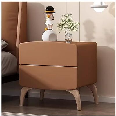 Hhmmei2024-23 Rangement Table de chevet simple en bois de couleur pure crème organisateur de chambre à coucher rangement à domicile table de chevet grande capacité double tiroirs pour chambre(Earthy Brown,S) Hhmmei2024-23 Rangement Table de chevet simple en bois de couleur pure crème organisateur de chambre à coucher rangement à domicile table de chevet grande capacité double tiroirs pour chambre(Earthy Brown,S)