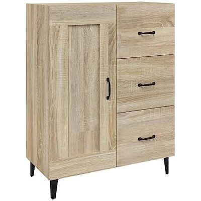 vidaXL Buffet Armoire Latérale Meuble de Rangement Organisateur de Maison Salon Salle de Séjour Intérieur Chêne Sonoma 69,5x34x90 cm Bois d'Ingénierie vidaXL Buffet Armoire Latérale Meuble de Rangement Organisateur de Maison Salon Salle de Séjour Intérieur Chêne Sonoma 69,5x34x90 cm Bois d'Ingénierie