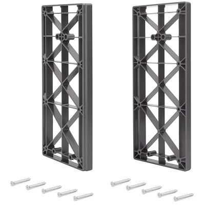 Emuca Accessoire latéral pour penderie rabattable pour armoire Sway, Plastique, Titane Emuca Accessoire latéral pour penderie rabattable pour armoire Sway, Plastique, Titane