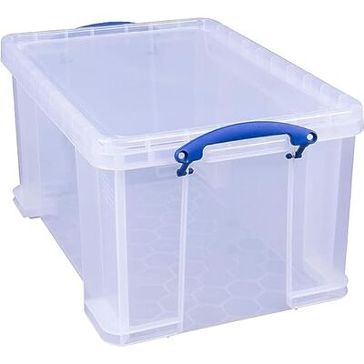 Really Useful Box Really useful boîte en plastique transparent box aufbewahrunsbox/48 quater 402 x 315 x 610 mm inh.48 l polypropylène transparent Really Useful Box Really useful boîte en plastique transparent box aufbewahrunsbox/48 quater 402 x 315 x 610 mm inh.48 l polypropylène transparent