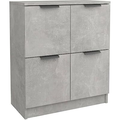 vidaXL Buffet Armoire de Salon Armoire de Rangement Organisateur de Maison Meuble de Rangement Intérieur Gris Béton 60x30x70 cm Bois d'Ingénierie vidaXL Buffet Armoire de Salon Armoire de Rangement Organisateur de Maison Meuble de Rangement Intérieur Gris Béton 60x30x70 cm Bois d'Ingénierie