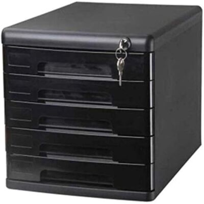CWCQGH Armoire de bureau 5 tiroirs 36,1 x 27,1 x 26 cm verrouillable pour fichiers et livres CWCQGH Armoire de bureau 5 tiroirs 36,1 x 27,1 x 26 cm verrouillable pour fichiers et livres