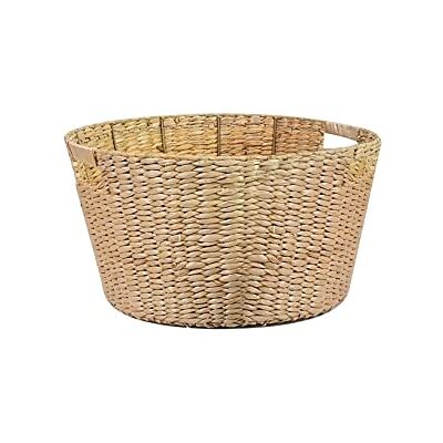 H&H Panier en Seagrass rond avec poignées 30 x 18 cm H&H Panier en Seagrass rond avec poignées 30 x 18 cm