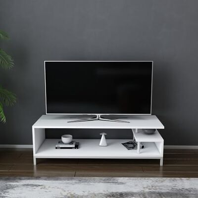 Kalune Design Jenesis Support TV - Blanc Scandinave Kalune Design Jenesis Support TV - Blanc Scandinave