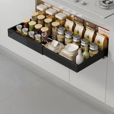 Zstar Organisateur de tiroir télescopique extensible Organiseur de placard de cuisine Étagères de rangement pour armoires de cuisine Largeur réglable 43,5-68 x 42 x 7,5 cm (l x P x H) Zstar Organisateur de tiroir télescopique extensible Organiseur de placard de cuisine Étagères de rangement pour armoires de cuisine Largeur réglable 43,5-68 x 42 x 7,5 cm (l x P x H)