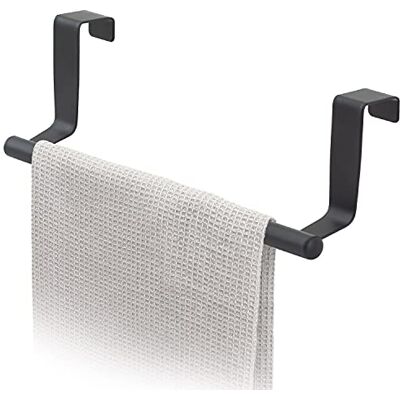 Tatkraft Horizon Porte-serviettes pour placard, tiroir, armoire, cuisine et salle de bain, bande antidérapante et anti-rayures Noir Tatkraft Horizon Porte-serviettes pour placard, tiroir, armoire, cuisine et salle de bain, bande antidérapante et anti-rayures Noir
