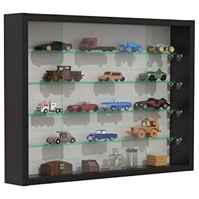 VDD Vitrine debout vitrine murale suspendue étagères en verre de 4,5 cm de profondeur VDD Vitrine debout vitrine murale suspendue étagères en verre de 4,5 cm de profondeur